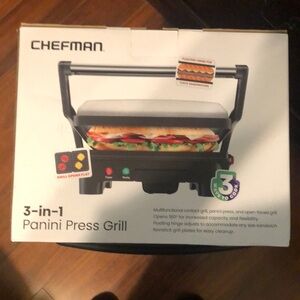 Chefman 3-in-1 Panini Press Grill